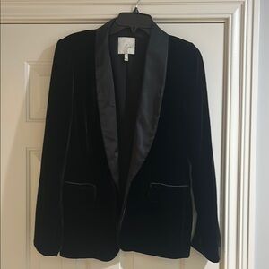 Joie Black Velvet Blazer